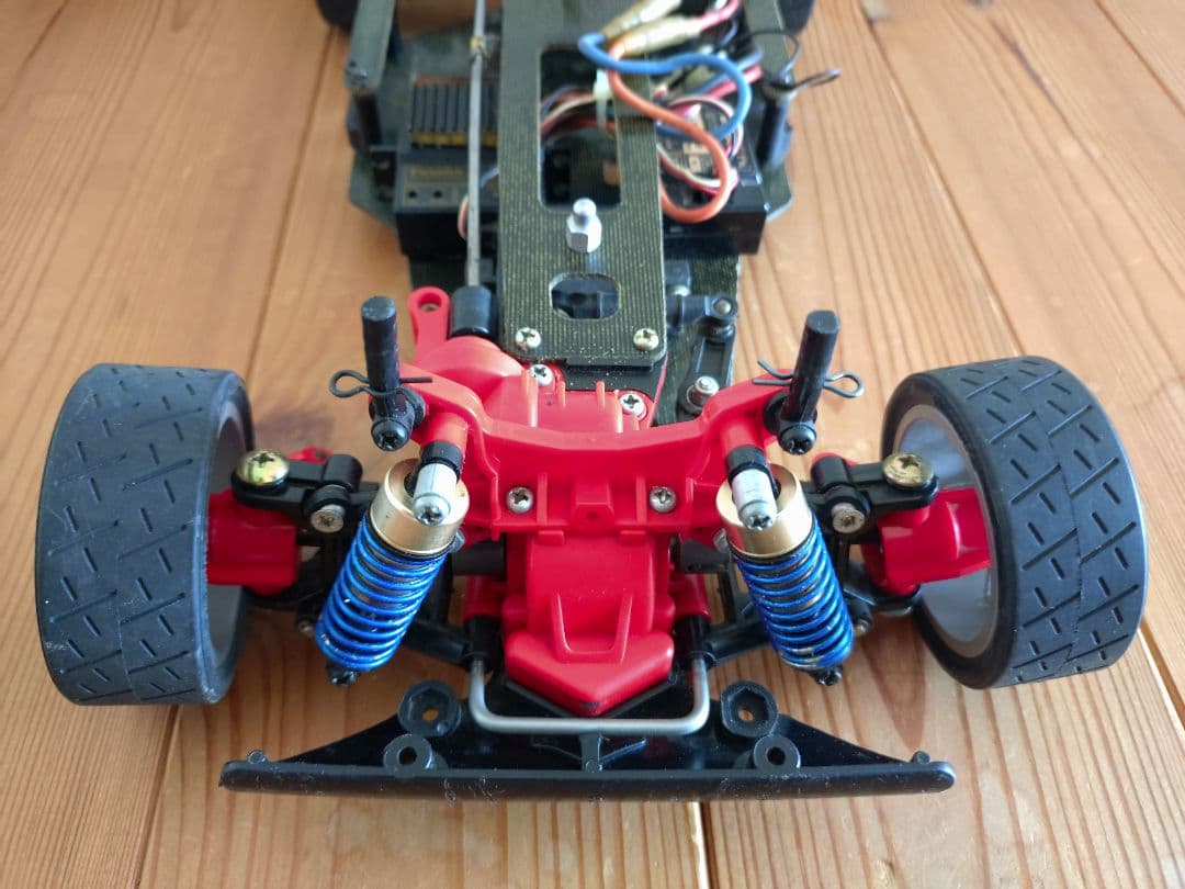 当時物　タミヤ　TA01 FRP シャーシ　メカ　オプション付　ラジコン