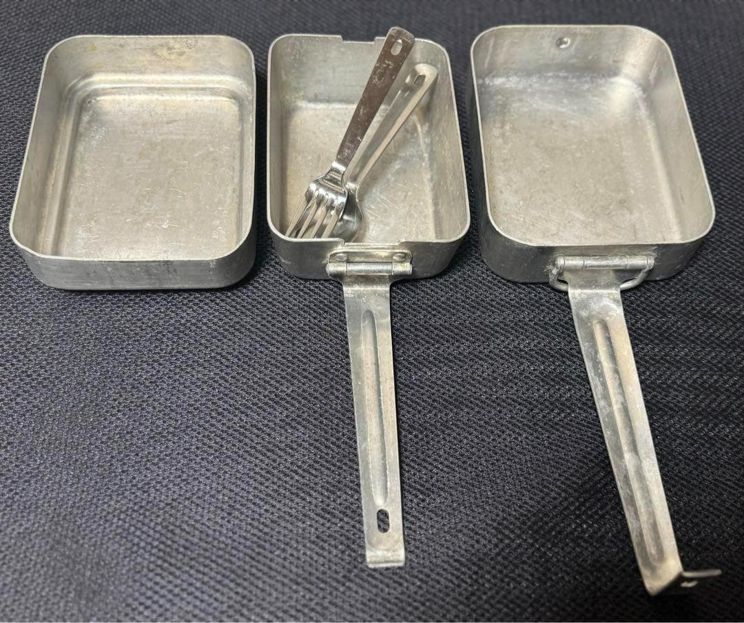 フランス軍 実物 M52 メスキット+カトラリー②