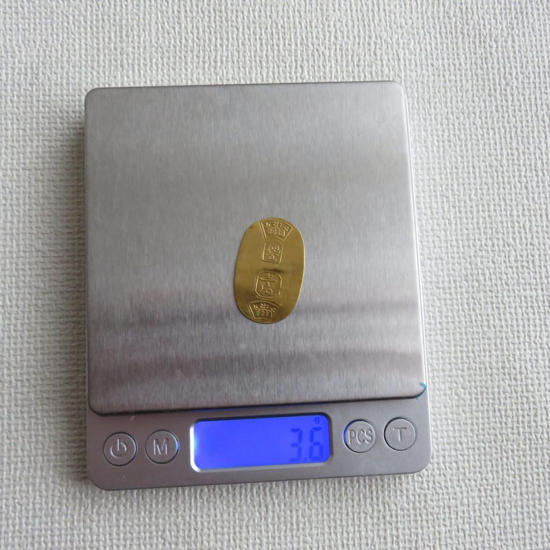 徳力 純金 小判 壱匁 約3.75g