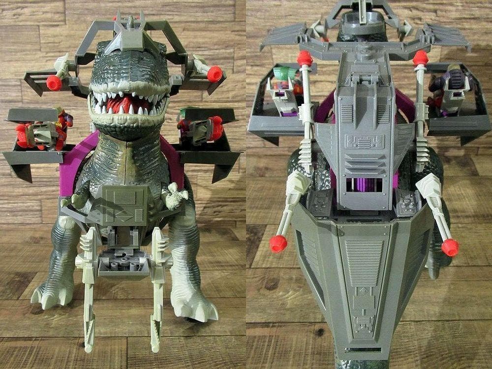 動作確認済 当時モノ エポック社 武装恐竜ダイノス ルーラン軍 ティラノサウルス