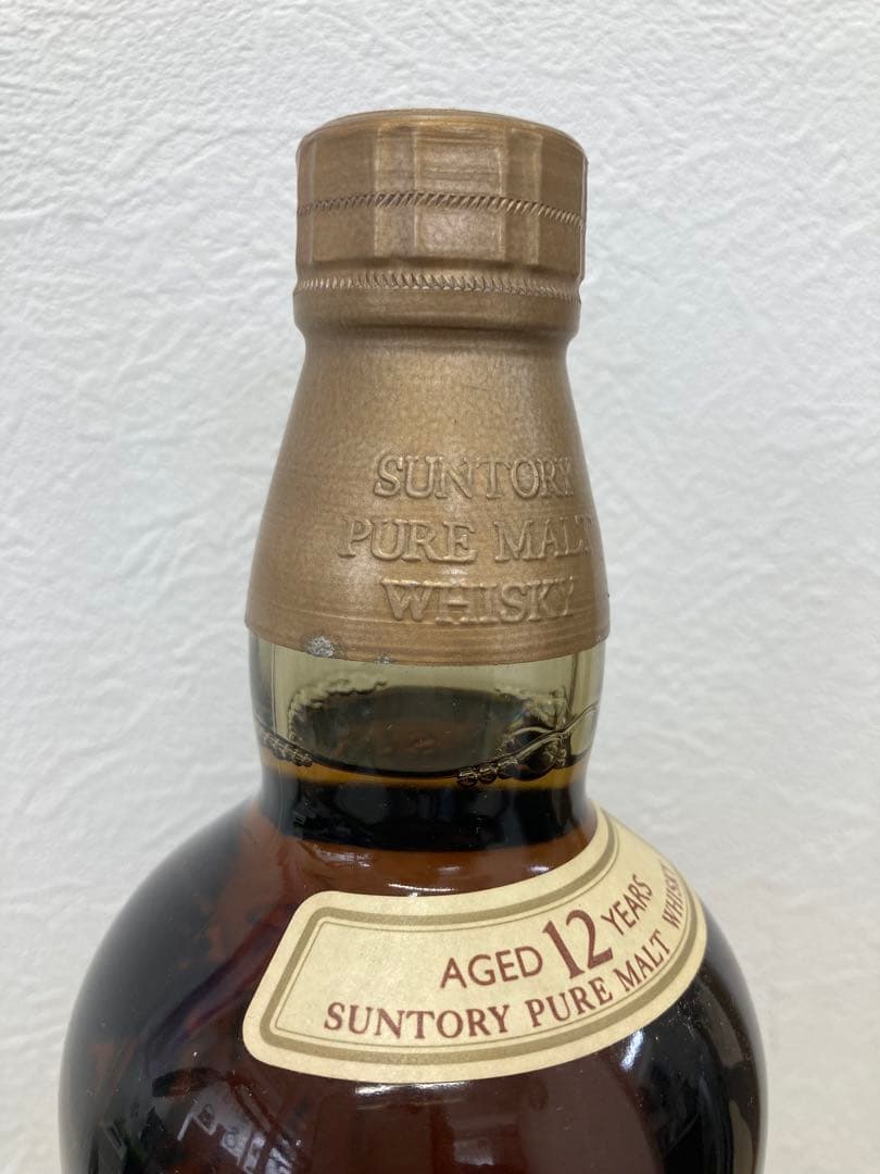 古酒 SUNTORY 山崎12年 ピュアモルト 750ml 木箱付