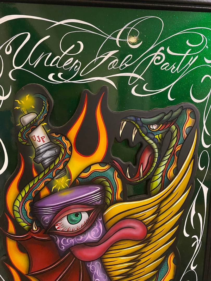 額付き　ハンドメイドアート