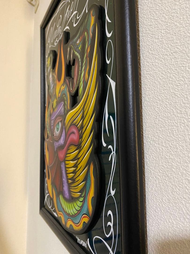 額付き　ハンドメイドアート