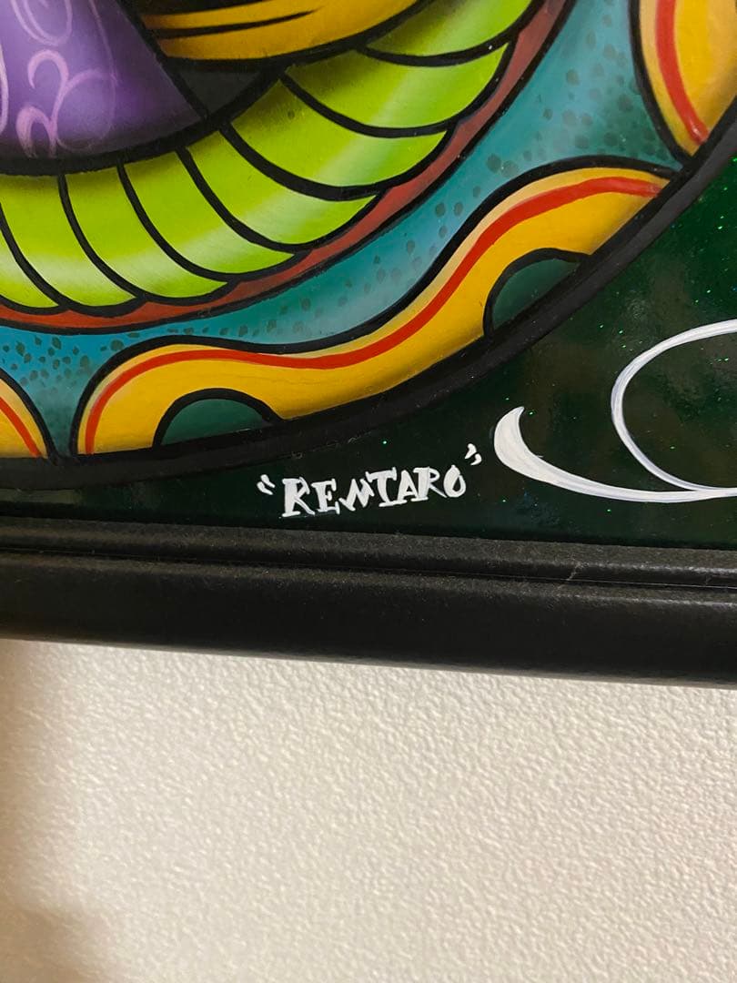 額付き　ハンドメイドアート