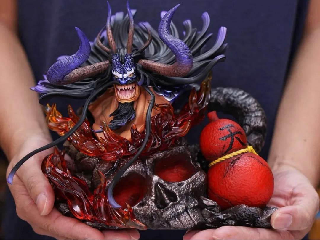 ガレージキット jacksdo 百獣のカイドウ 台座＋顔変更パーツセット