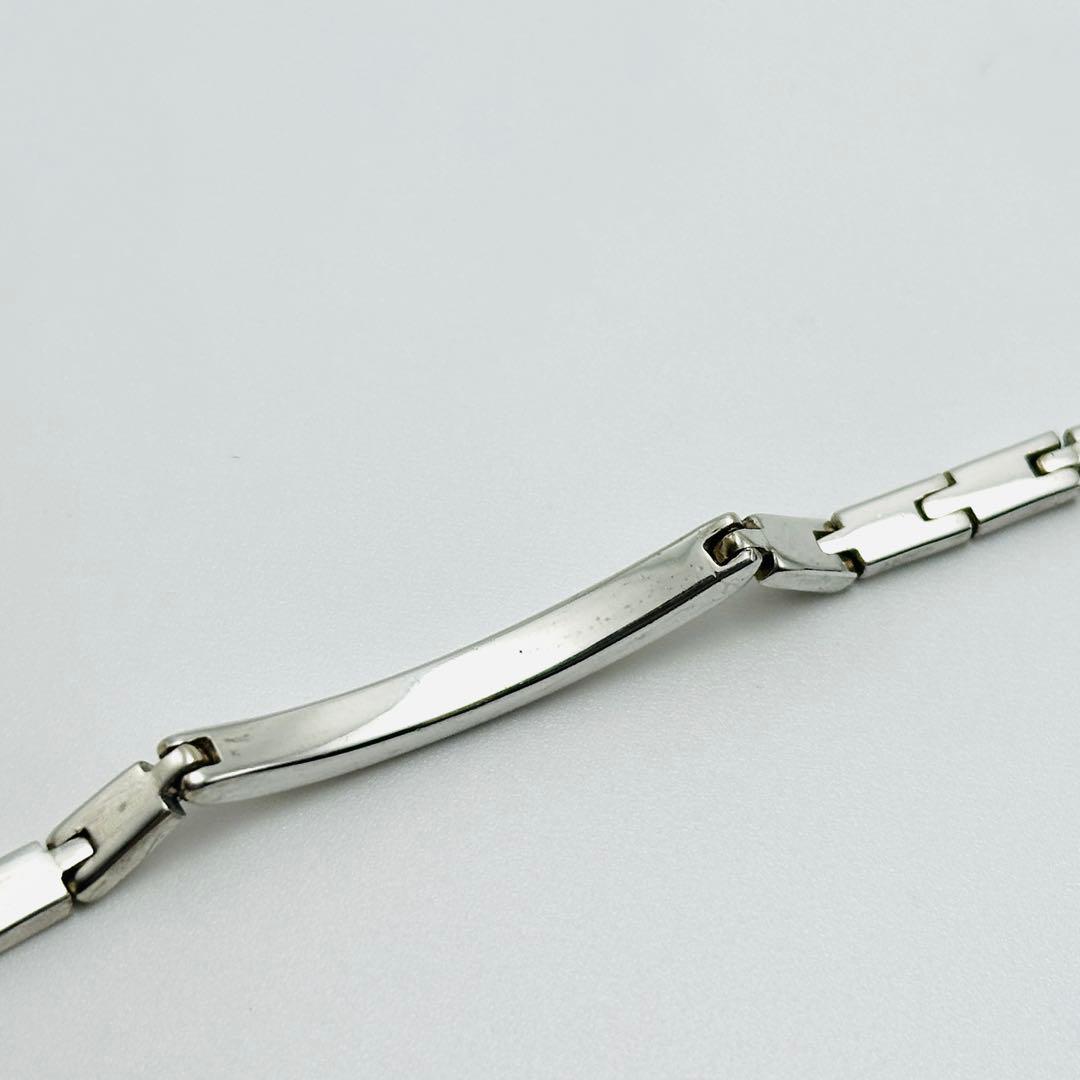 GUCCI ヴィンテージ　ID ブレスレット　バックルモチーフ　925