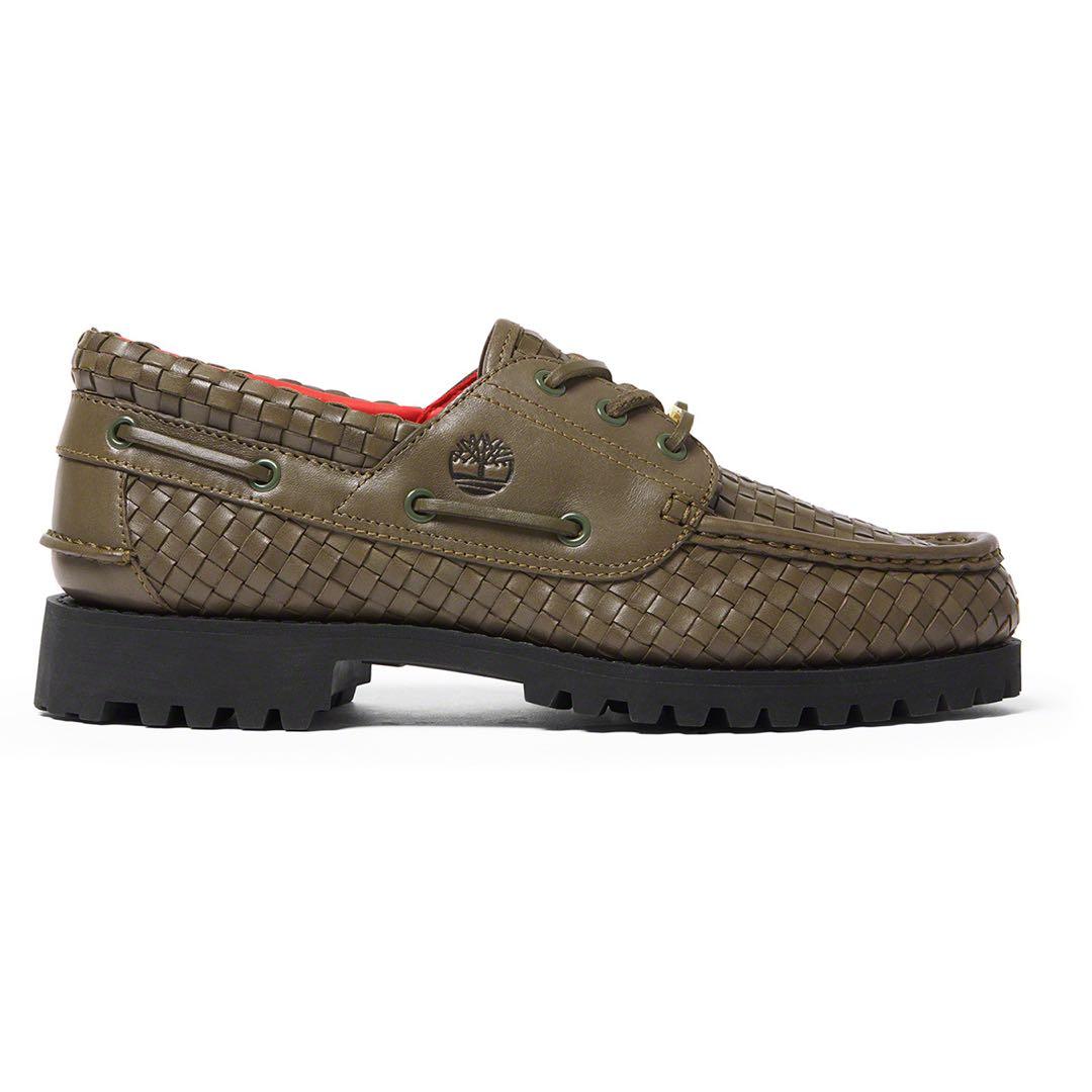 靴 supreme timberland woven 3-eye Lug shoe
