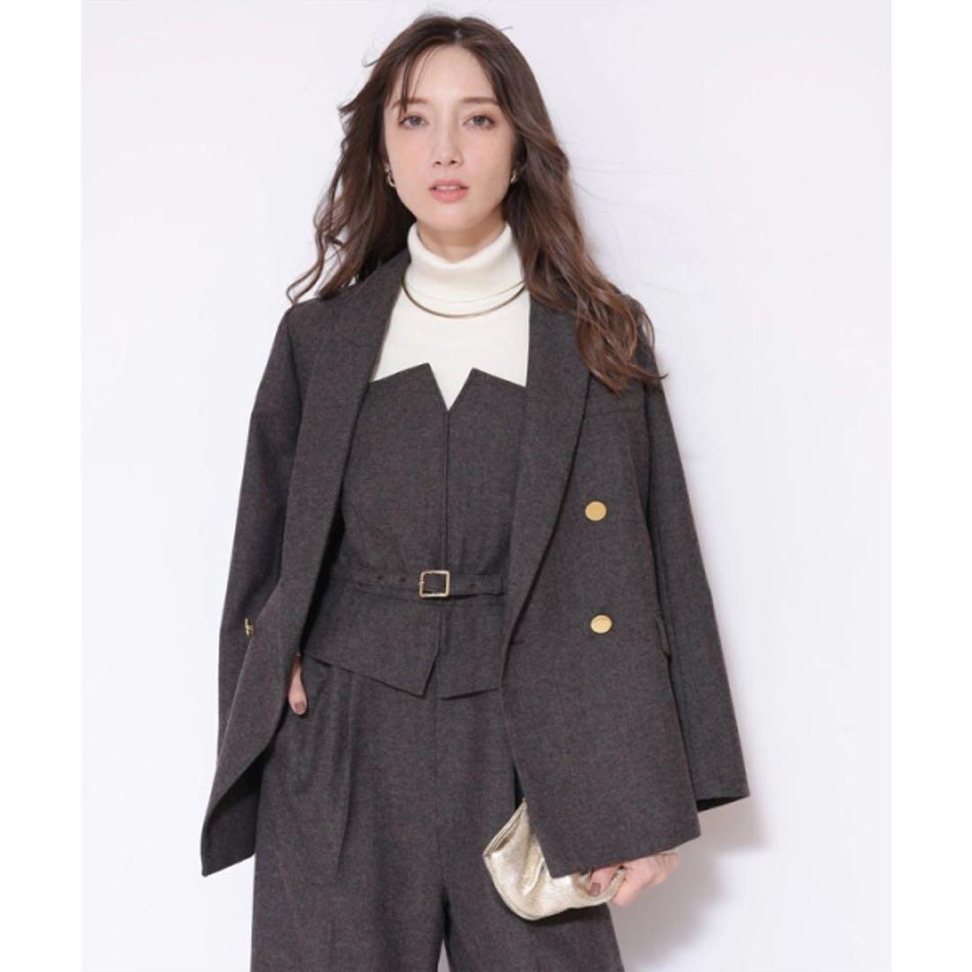 アプワイザー・リッシェ Apuweiser-riche ダブルテーラージャケット