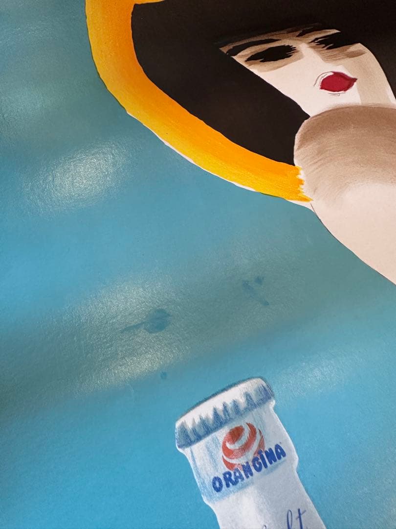 ヴィユモ　オランジーナvillemotORANGINA ビンテージポスター