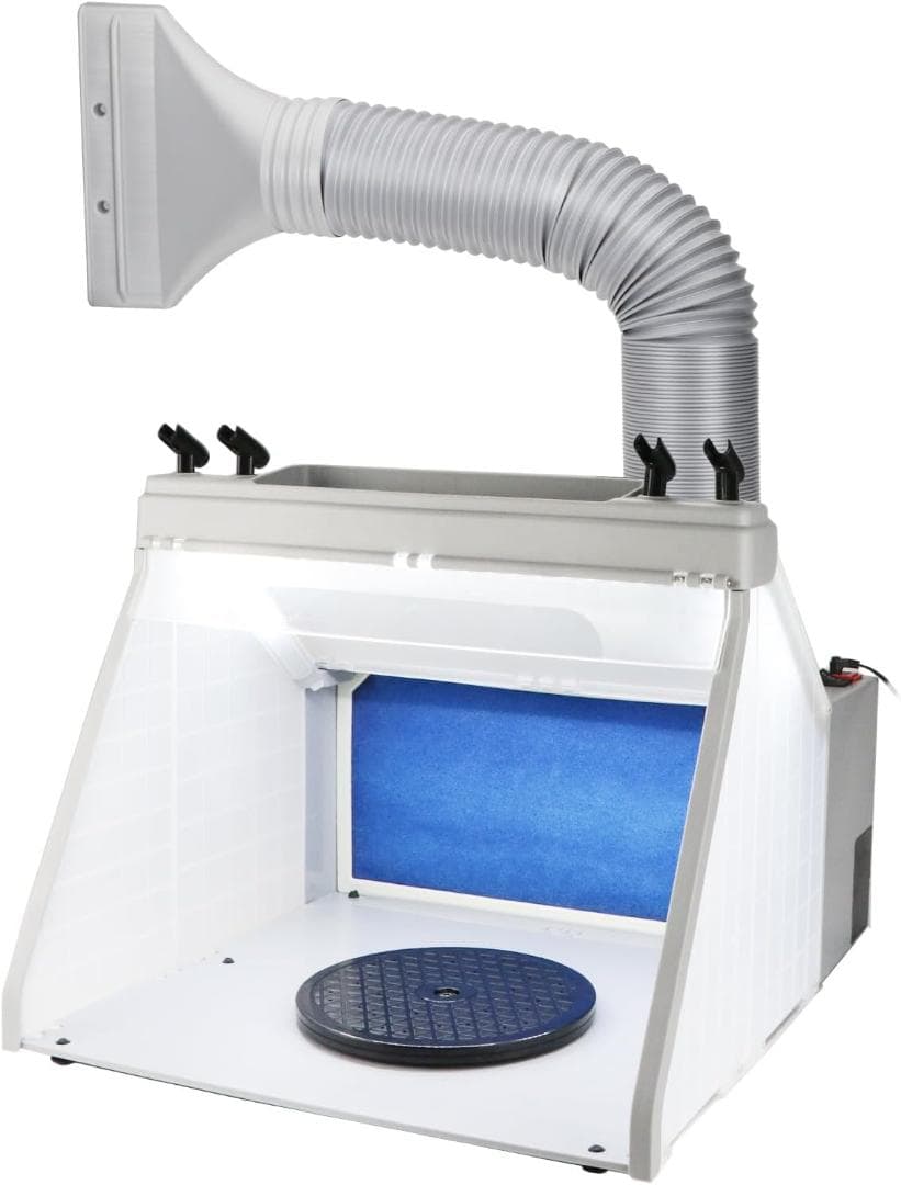 塗装ブース スプレーブース LED点灯 排気ダクト他いろいろ付き 新品未使用