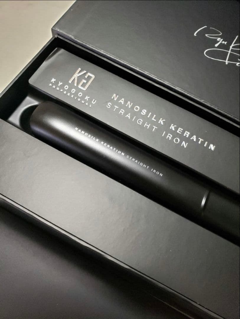 ヘアアイロン KYOGOKU NANOSILK KERATIN STRAIGHT IRON