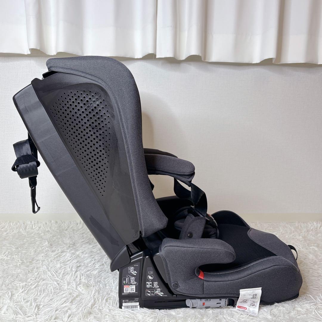 良品✨エールべべ パパット2 プレミアム ジュニアシート ISOFIX グレー