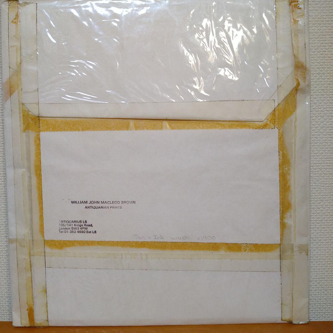 アンティーク絵画 1900年 イギリス 犬 カラー