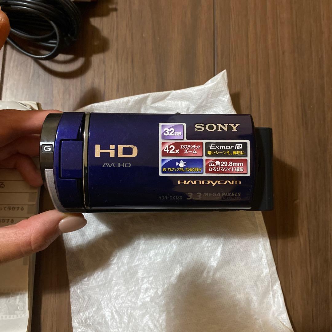 sony ビデオカメラ　HDR-CX180