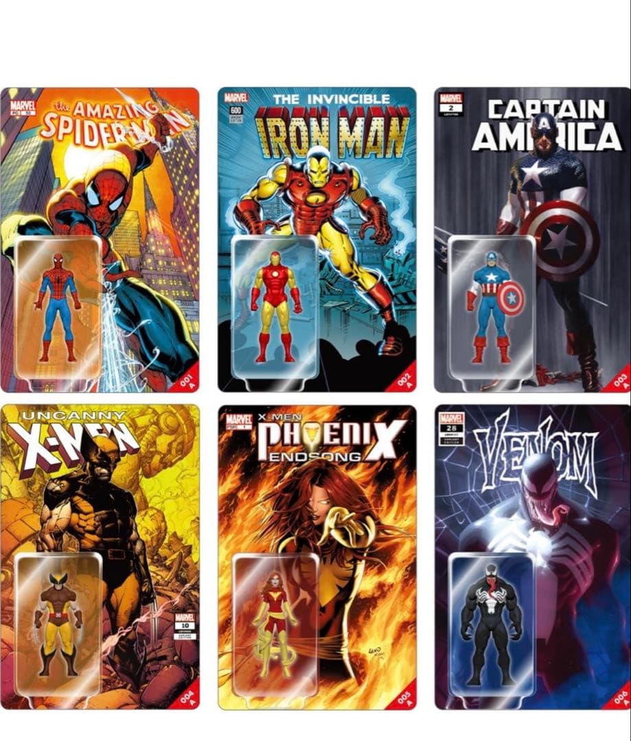 マーベルフィギュアセット ポケットカバーシリーズ1