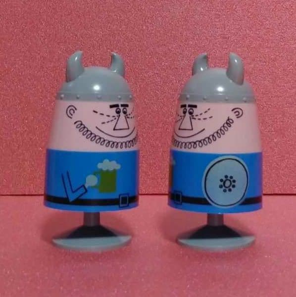 【非売品！昭和レトロ】サントリー 爪楊枝入れ アンクルトリスバイキング2個セット