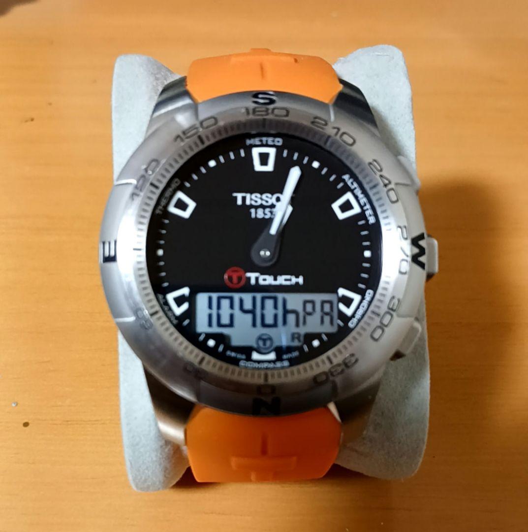 は*ん様 【美品】【稼働品】TISSOT T-Touch 腕時計 純正ベルト1本