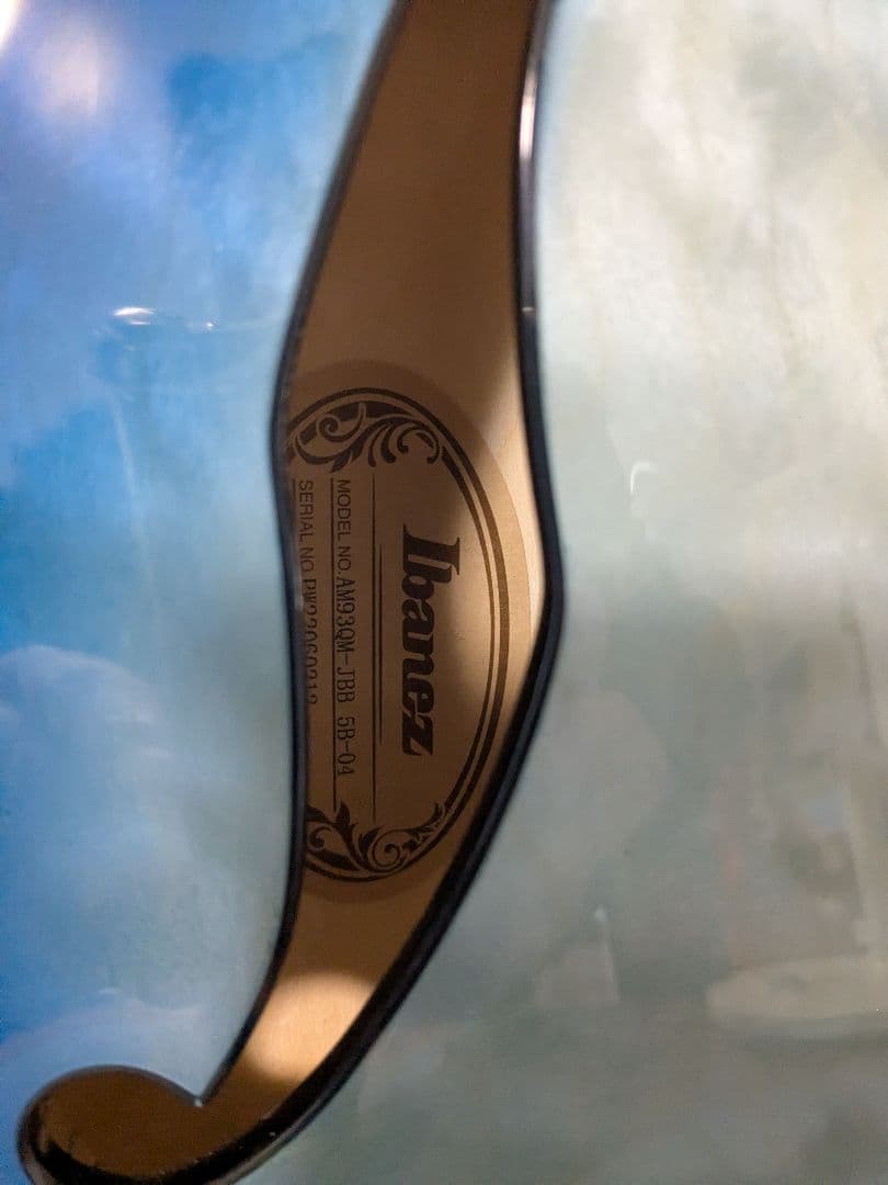 Ibanez AM93QM-JBB　セミアコ
