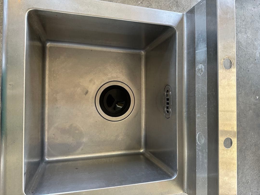 1槽シンク 業務用 ステンレス 流し台 厨房用品 600×600 茨城県引取歓迎
