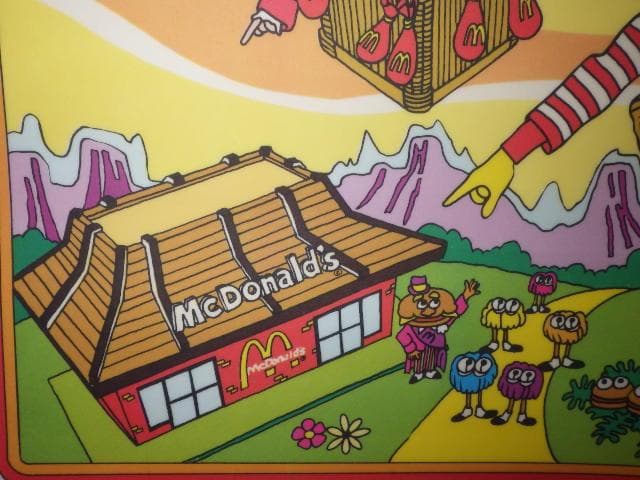 80’S★McDonald's★壁掛け★ポスター★41★ビンテージ★マクドナルド