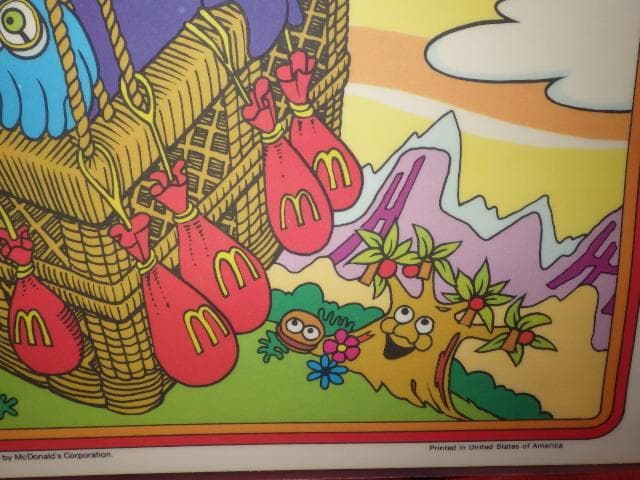80’S★McDonald's★壁掛け★ポスター★41★ビンテージ★マクドナルド
