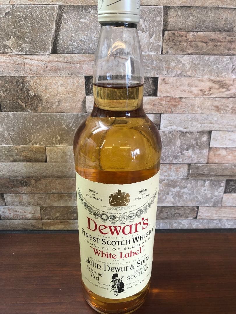 希少！旧旧ラベル。Dewar's White Label 750ml 43%
