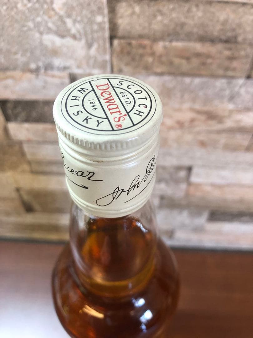 希少！旧旧ラベル。Dewar's White Label 750ml 43%