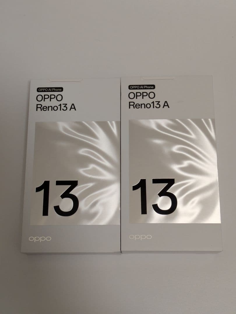 新品未使用　OPPO Reno 13a アイスブルー 2個セット uq版 本体