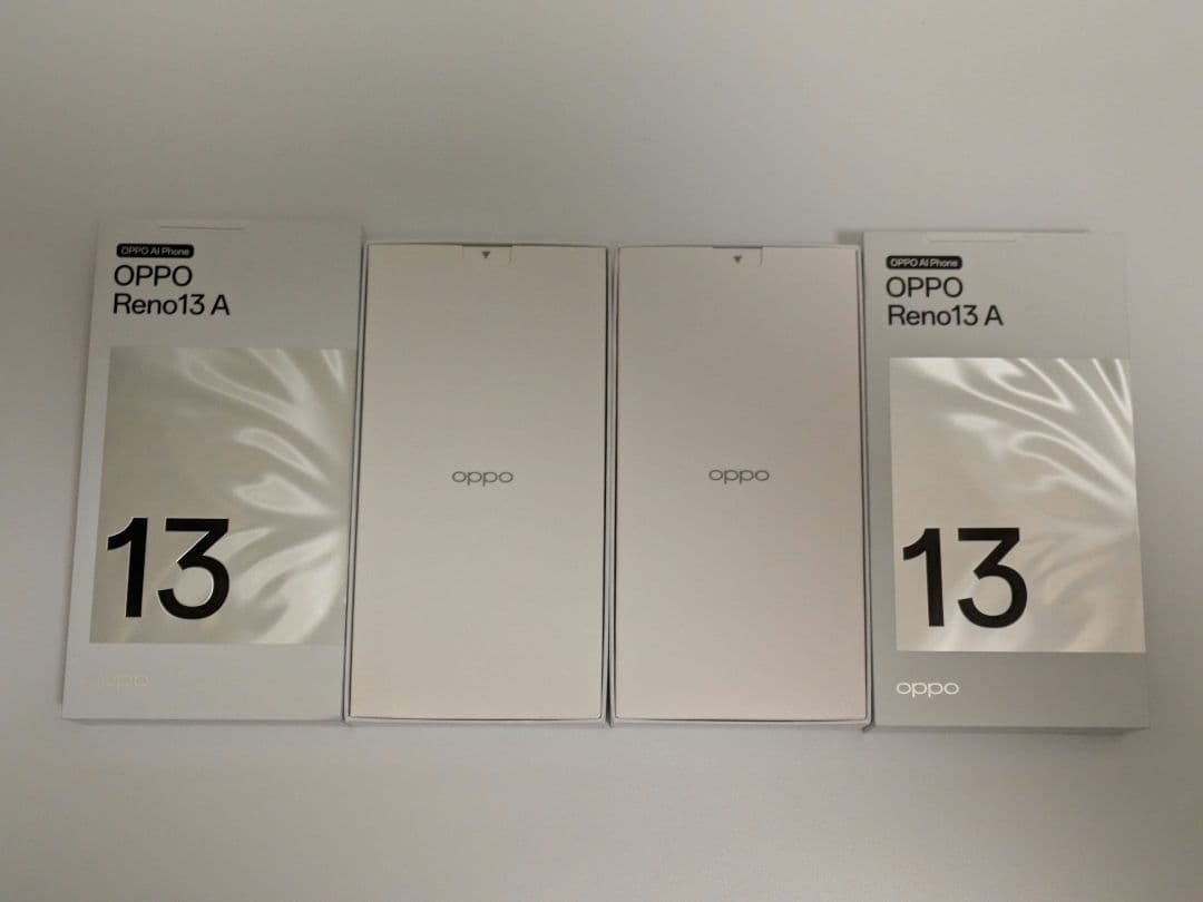 新品未使用　OPPO Reno 13a アイスブルー 2個セット uq版 本体