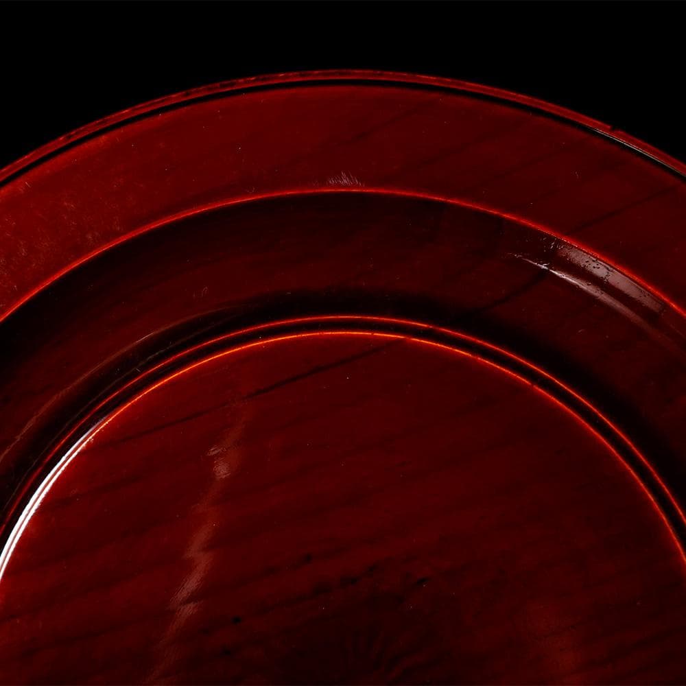 T　秀斉作　 利休好字　干菓子盆　茶道具　盆　お茶　木製　共箱