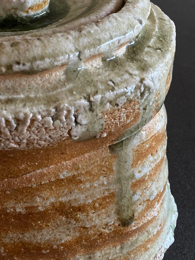 伊賀焼 Iga ware 三角水指 Water Jar 井村侊生 M04