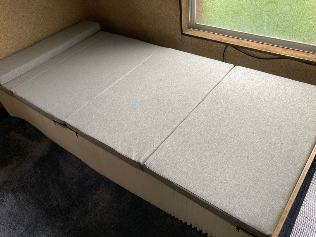 リコメン堂 ベッド シングル 折りたたみ 伸縮式 ペーパーベッド