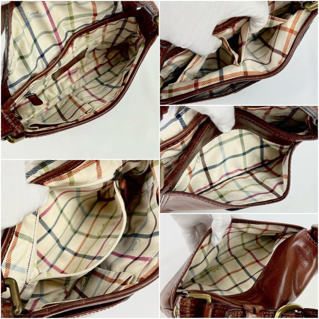 COACH ショルダーバッグ ソーホー ブリーカー 11427 レザー ブラウン