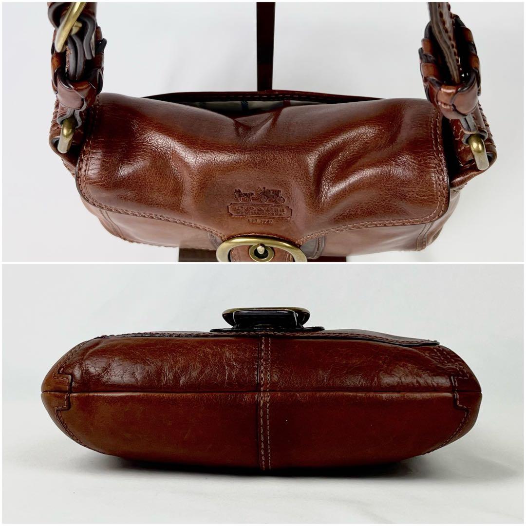 COACH ショルダーバッグ ソーホー ブリーカー 11427 レザー ブラウン