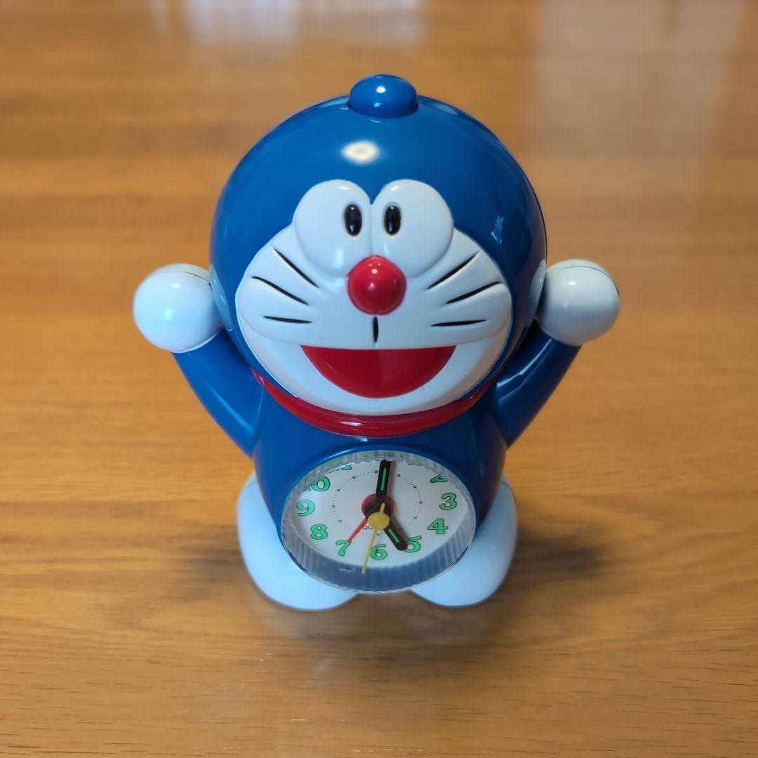 ​【希少/動作◎】ドラえもん 目覚まし時計 海外AI版 メロディ＆ボイス 当時物