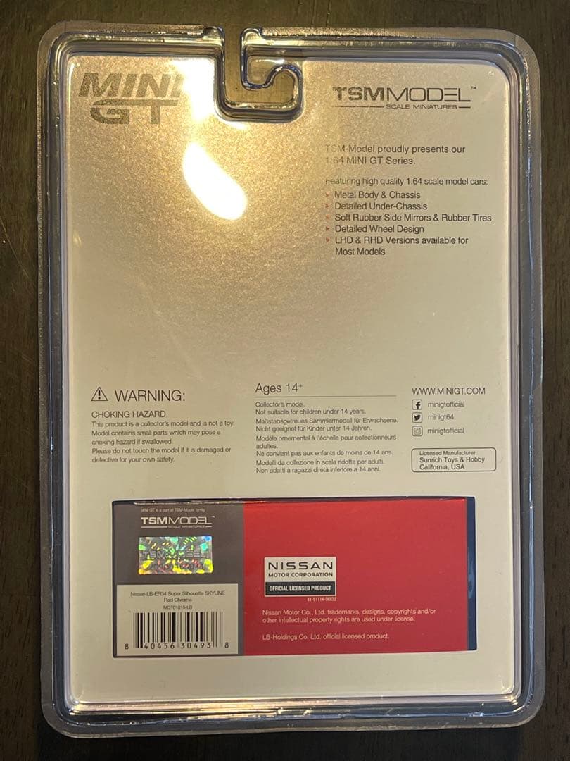 華*様 MINI GT Nissan LB-ER34 Red Chrome ブラ