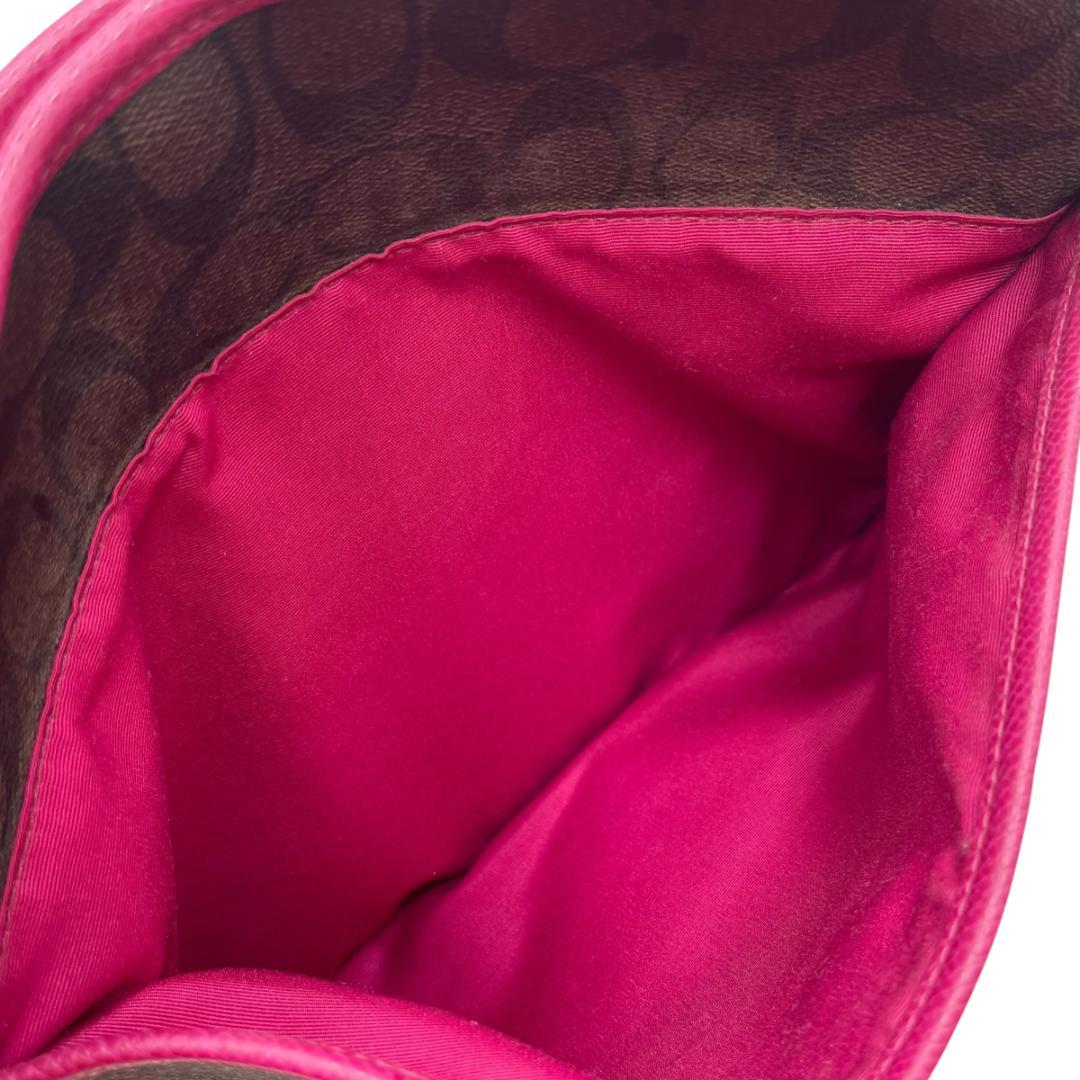 COACH F34938 シグネチャー ショルダーバッグ 斜め掛け PVC