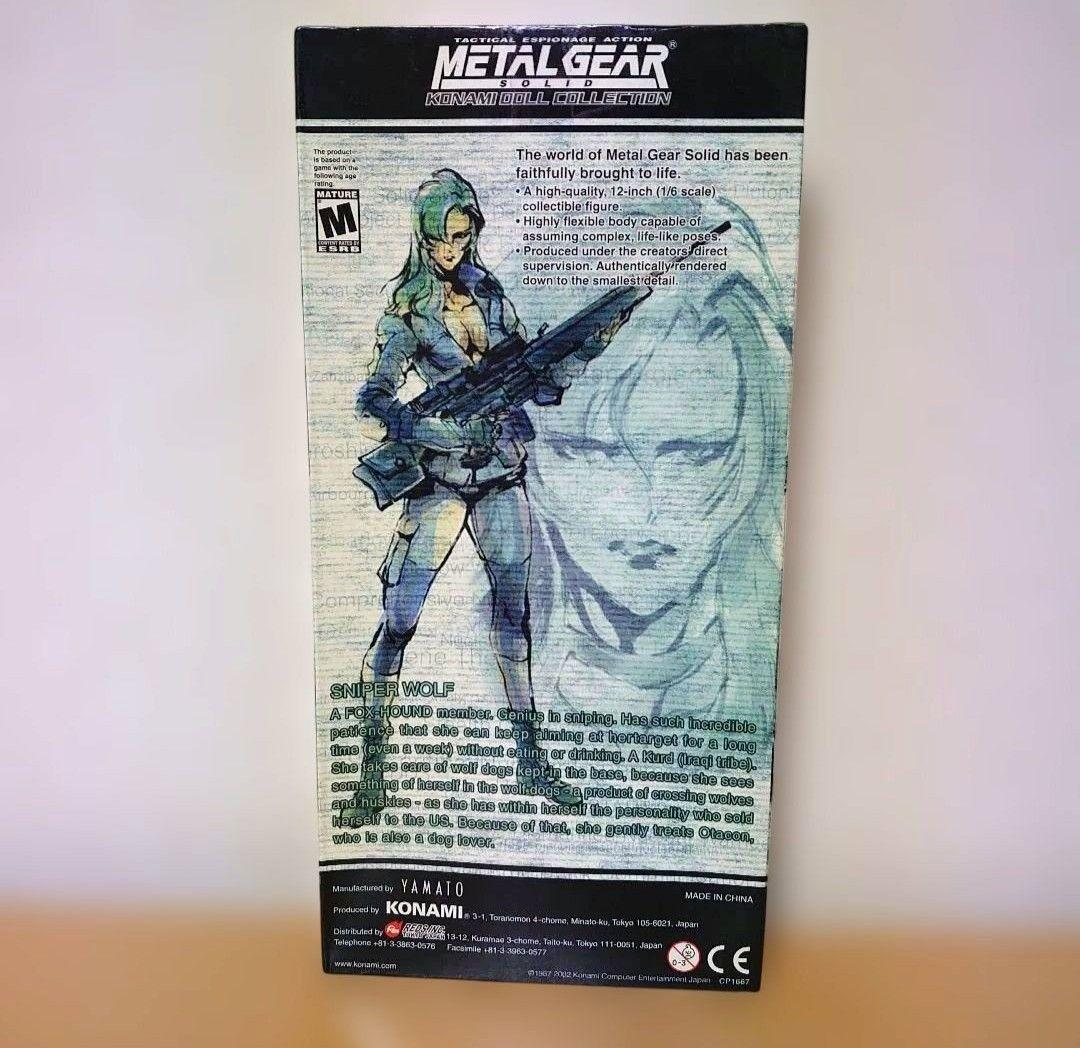 メタルギアソリッド コナミ スナイパーウルフ ドール フィギュア