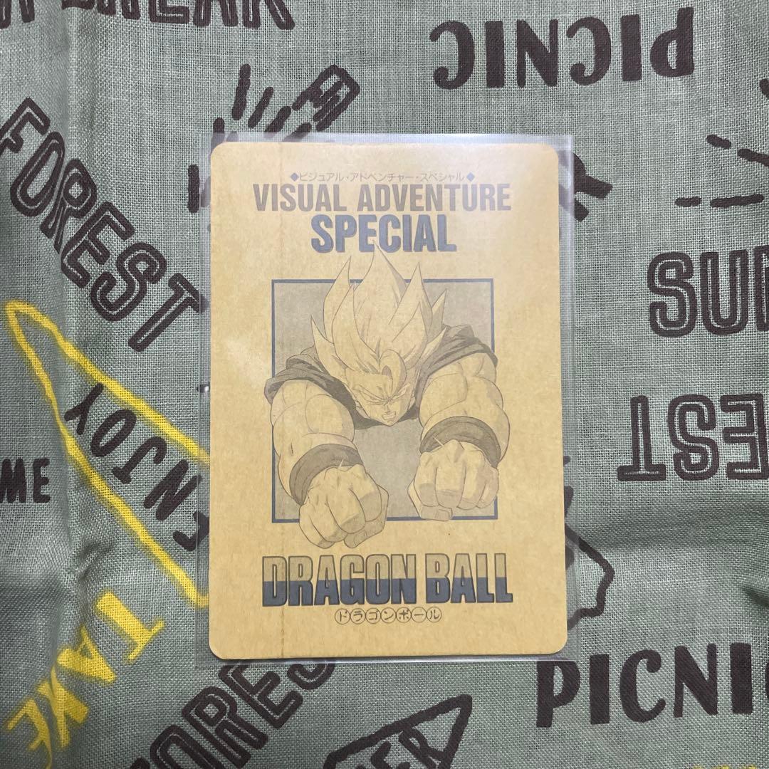 ドラゴンボール ビジュアルアドベンチャースペシャル 台紙 縦線エラー台紙