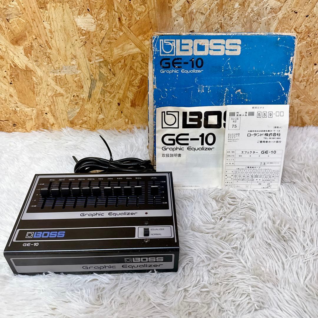 箱/説明書付き BOSS GE-10 グラフィックイコライザー 日本製