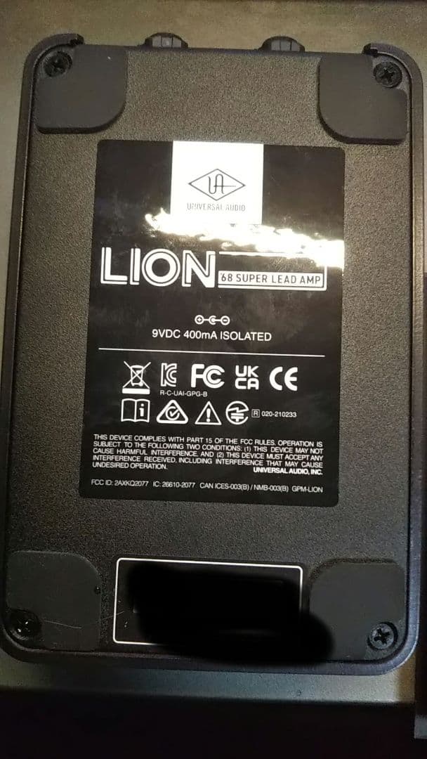 【美品】UNIVERSAL AUDIO LION '68 Super Lead