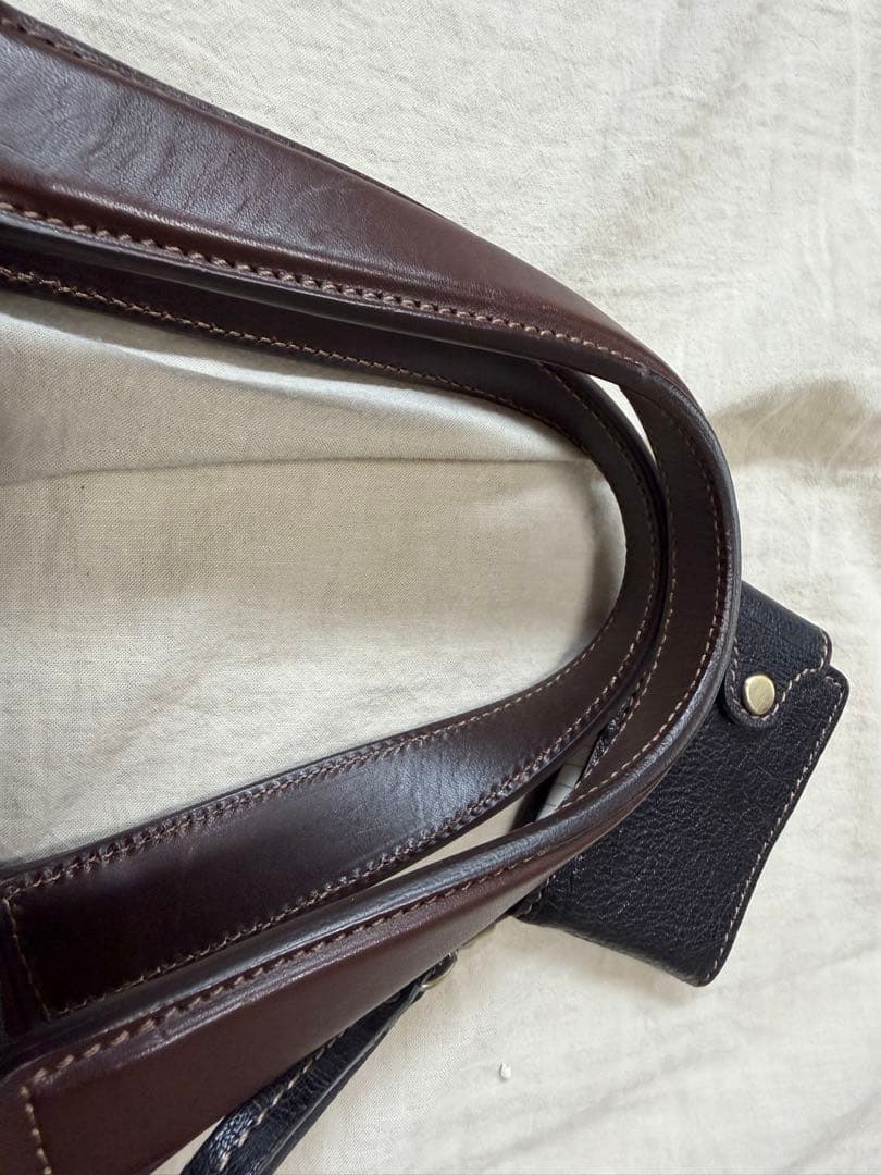 土屋鞄　アルマス　バッファローブリーフケース　アーバンネイビー