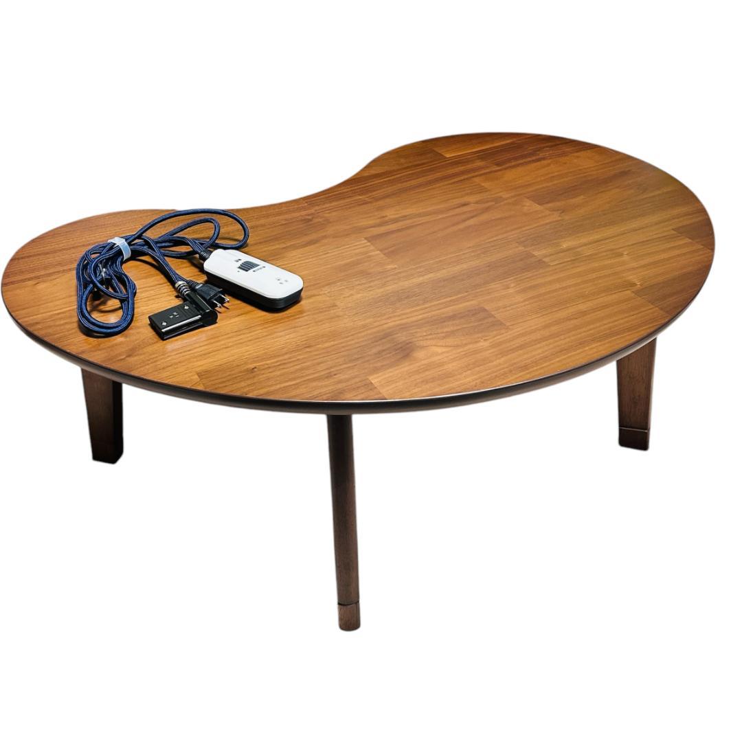 【20年製】協立工芸 家具調こたつ マートⅡ 105(D)ビーンズ 炬燵テーブル