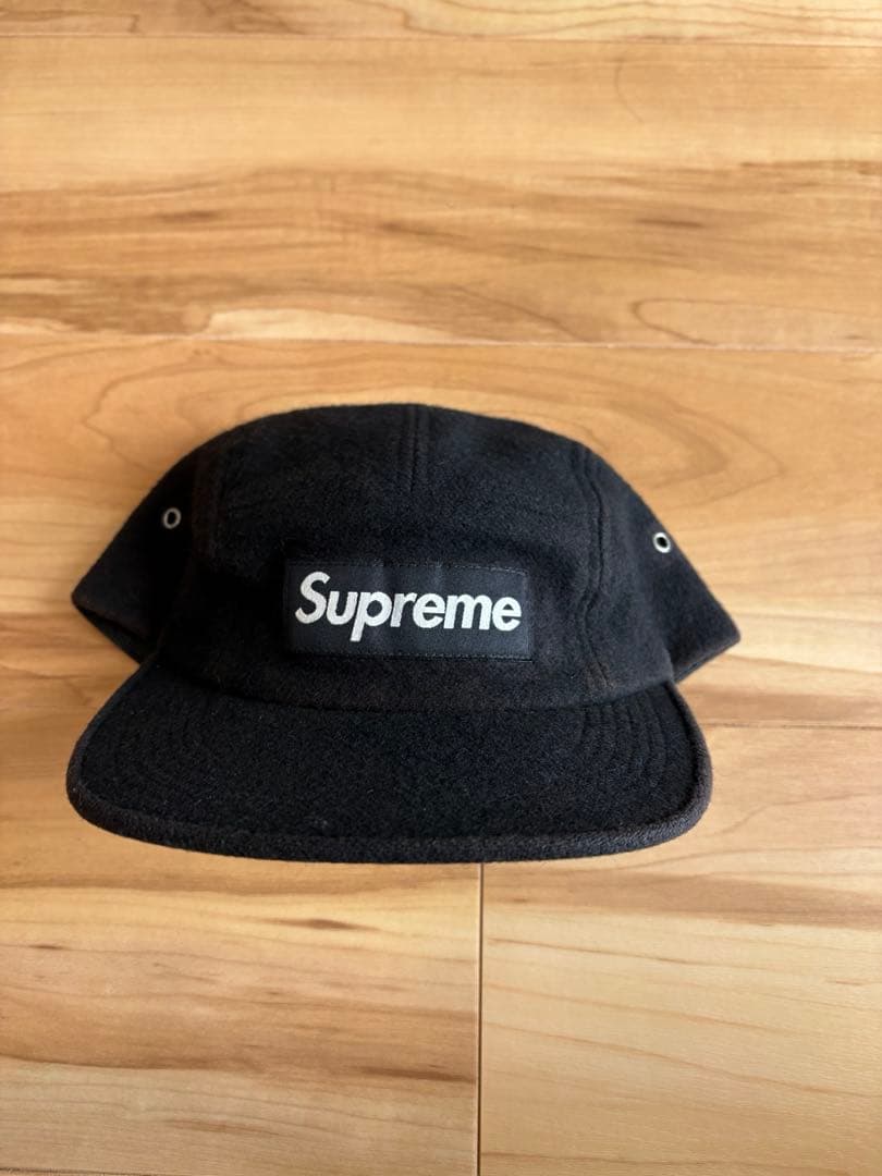 Supreme キャップ　フリース素材