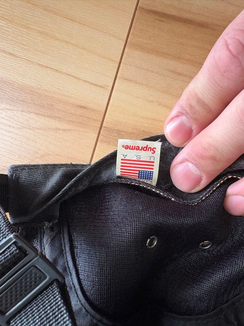 Supreme キャップ　フリース素材