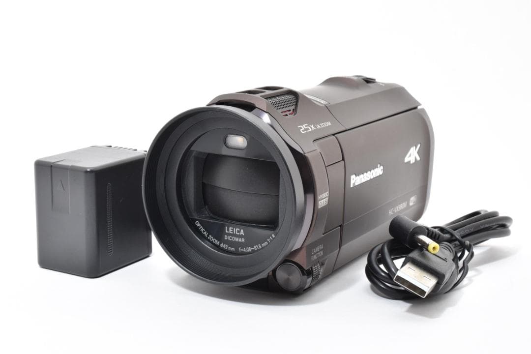 極美品☆Panasonic HC-VX980M高画質4K撮影ビデオカメラ1953
