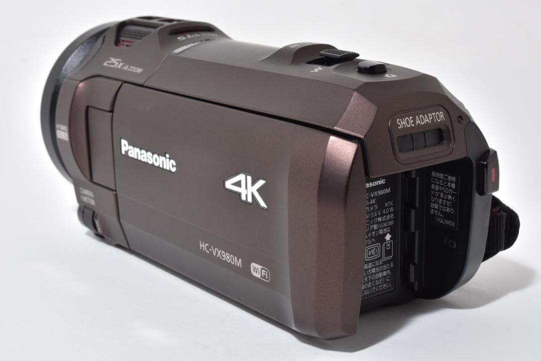 極美品☆Panasonic HC-VX980M高画質4K撮影ビデオカメラ1953