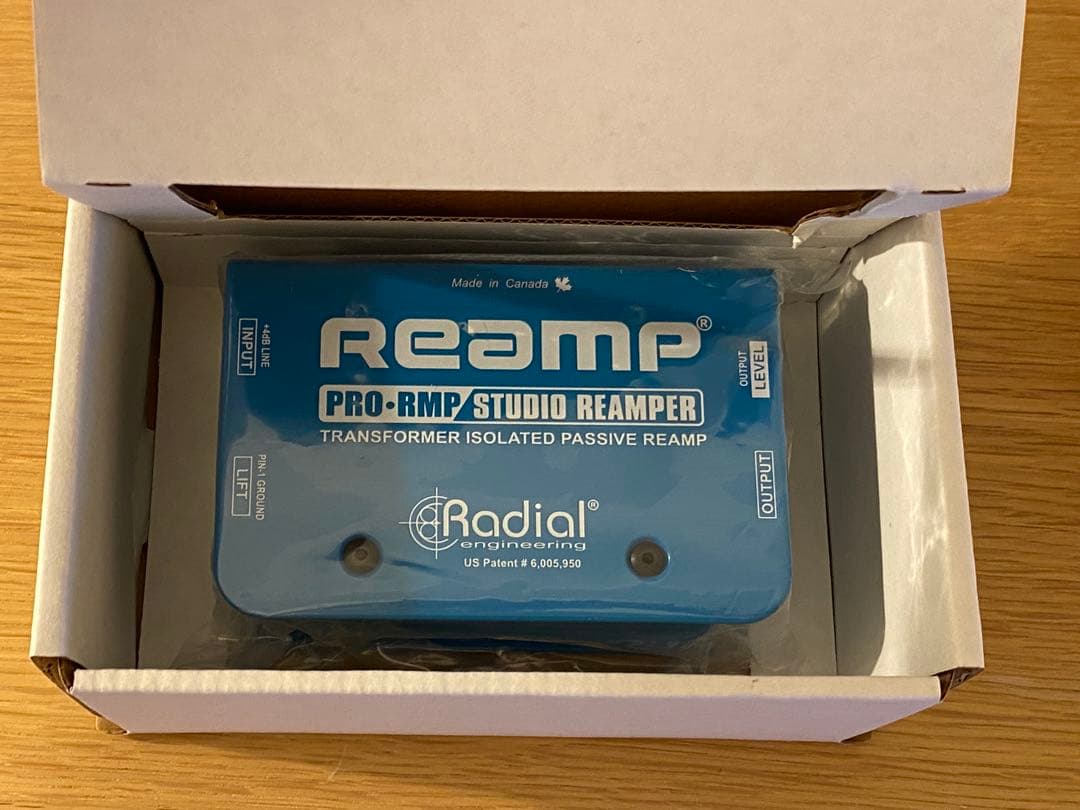 ギター Radial Pro-RMP Studio Reamper
