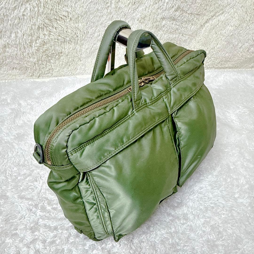 廃盤 PORTER ポーター タンカー 3way ビジネスバッグ セージグリーン