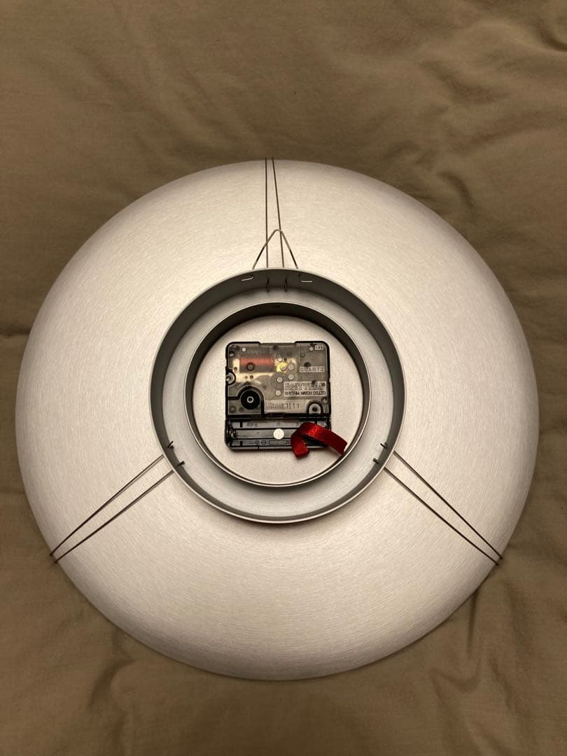 USED/アルネ・ヤコブセン　バンカーズクロック　29cm 壁掛け時計　ホワイト